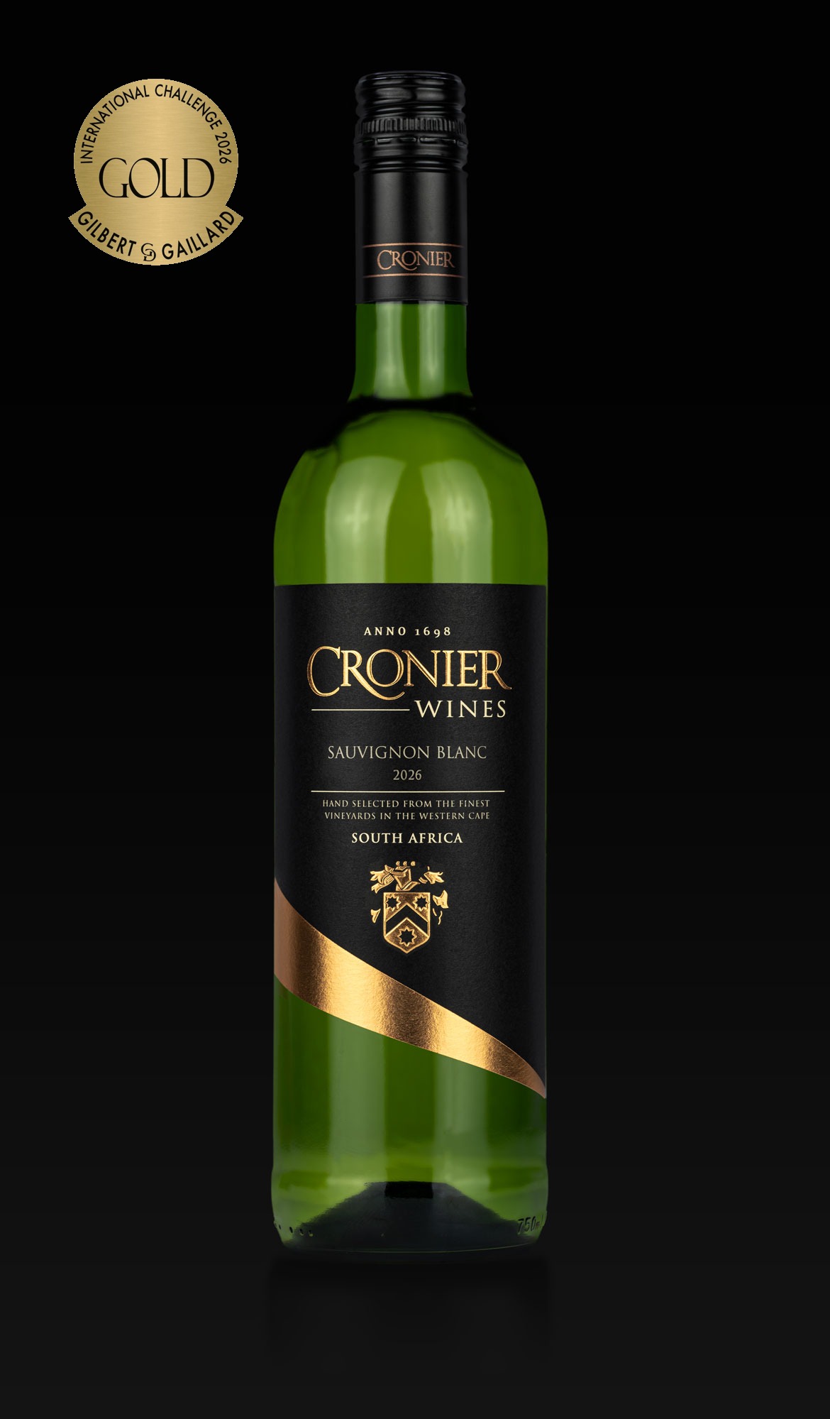 aChenin Blanc_2026 Black with Gold Award Sauvignon Blanc 2026 Awarded Gold